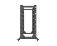 Lanberg Stojąca 19" 27U 600x800mm Open Rack (czarna) - 455670 - zdjęcie 5